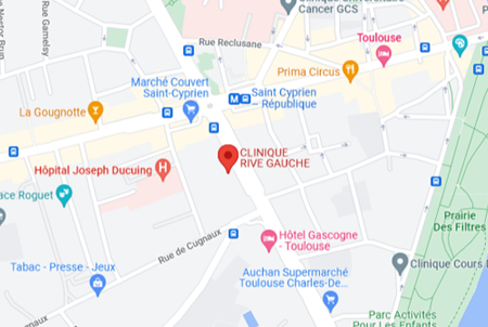 Clinique Rive Gauche sur Google maps